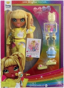 Pop RAINBOW HIGH Junior PJ Party Sunny Yellow