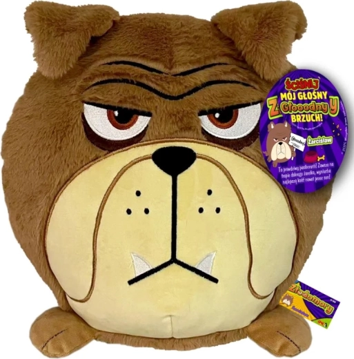 Złodomory knuffel 21 cm – buldog Żarcisław met geluid