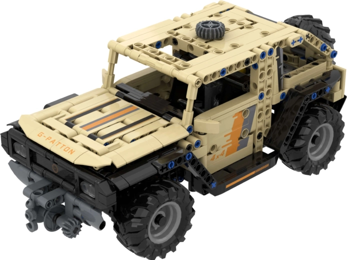 Werkende lier en besturingsbediening