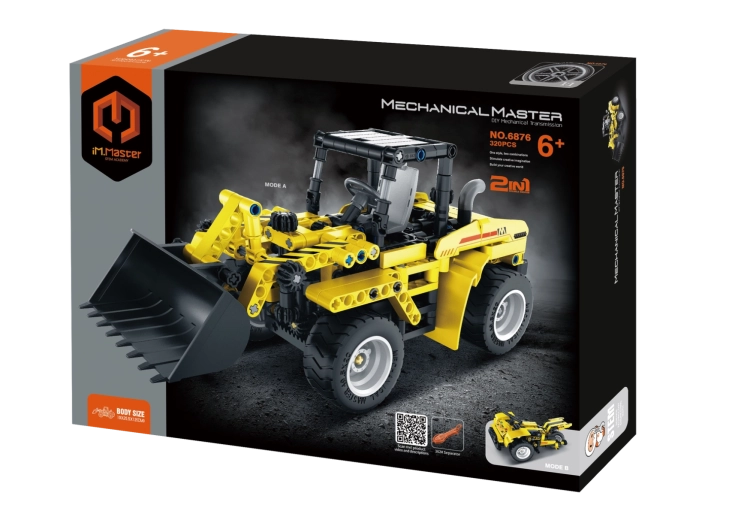 320 onderdelen voor creatief bouwen en ombouwen