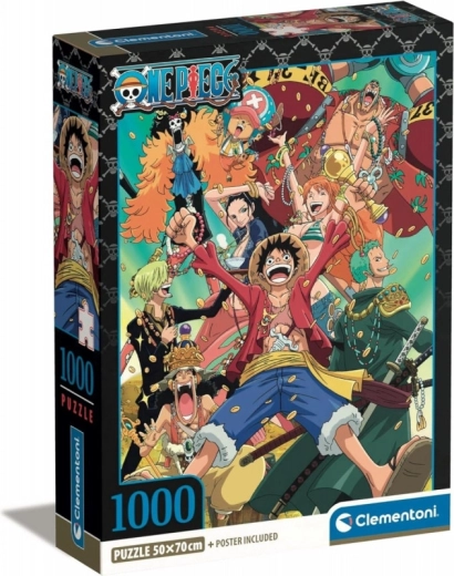 Compacte puzzel Anime One Piece 1000 stukjes