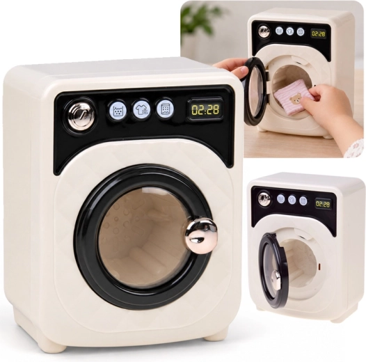 Kinderwasmachine met watertoevoergeluid en knipperend licht