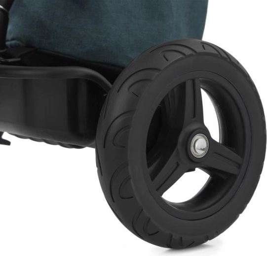 Licht frame van magnesiumlegering en onderhoudsvrije wielen