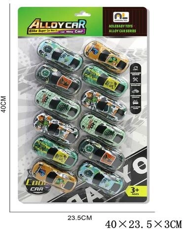 Set autootjes op blister - 1 stuk