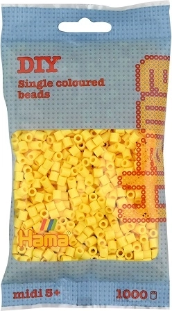 Hama Midi strijkkralen geel 1000 stuks