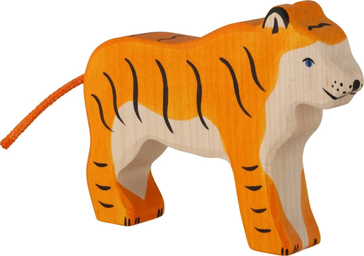 Holztiger staande tijger - 1 stuk