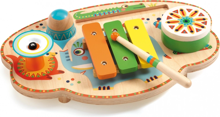 Tentoonstellingsset muziekinstrumenten Djeco