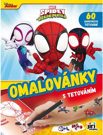 Kleurboek met Spidey-tatoeages