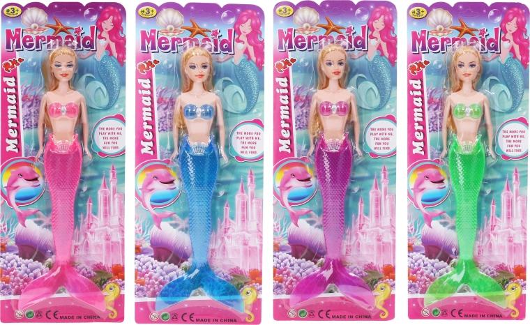 Zeemeermin met verlichting 30 cm