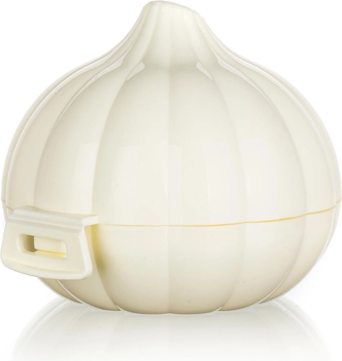 ACCASA knoflookdoosje crème 8,5 × 8,5 × 7 cm