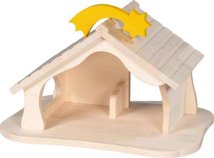 Snelle verandering in een kerststal