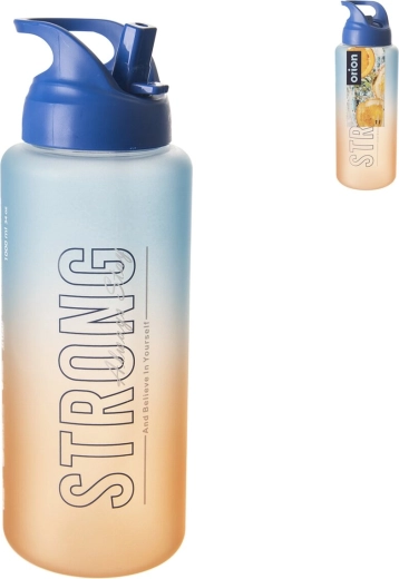 Tritan drinkfles moly blue-orange 1 l