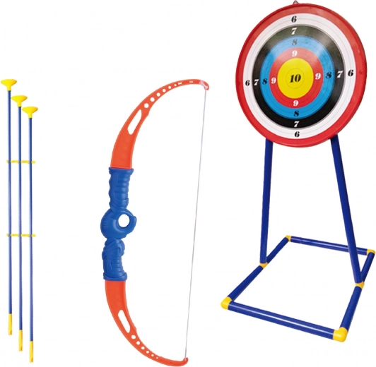 Kinderset boog en pijlen met doelwit Woopie