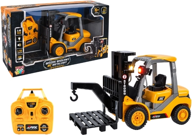 Metalen RC-vorkheftruck 1:18