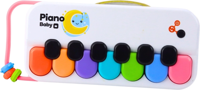 Speels leren met 8 gekleurde toetsen