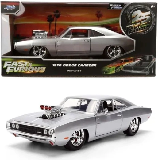 Jada Dodge Charger 1970 uit de film Fast & Furious, jubileumeditie 1:24