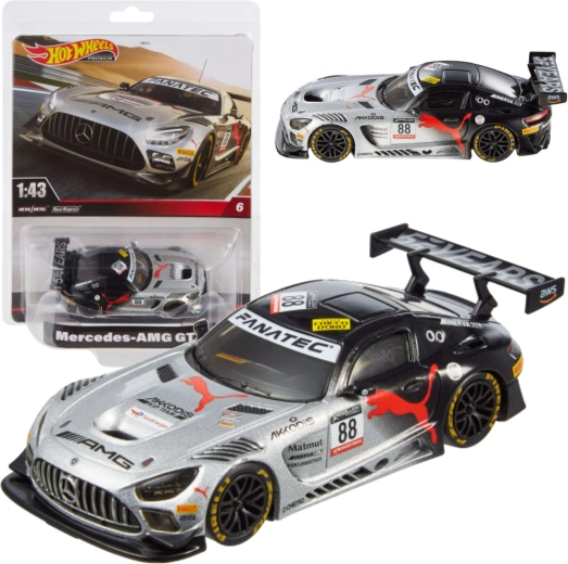 Hot Wheels Premium Mercedes-AMG GT3 raceauto 1:43