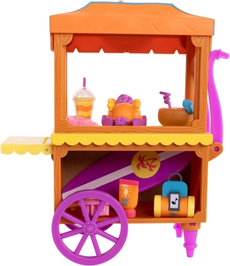 Surf & Snacks-verkoopkar op wieltjes