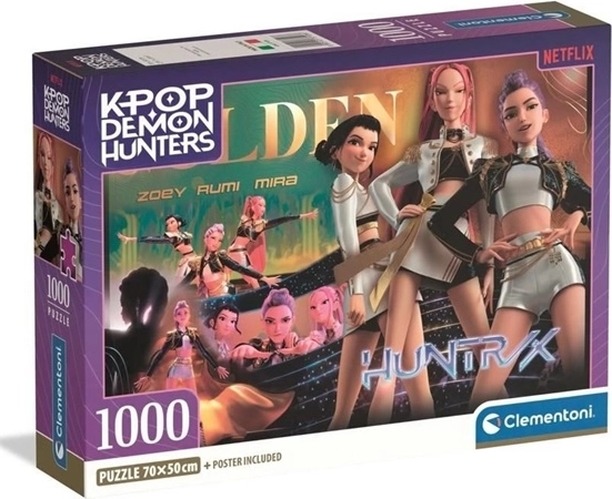 Clementoni puzzel K‑Pop Demon Hunters 1000 stukjes