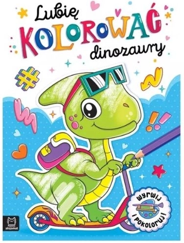 Ik hou ervan om dinosaurussen in te kleuren