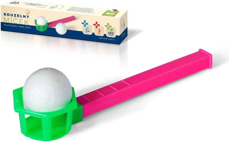 SEVA Magische blaasspeelbal roze