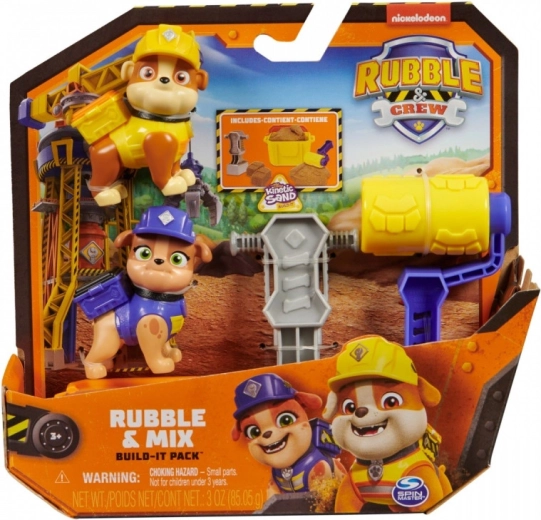 Figuren RUBBLE & CREW duopack met kinetisch zand