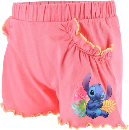 Roze kindershorts Lilo en Stitch