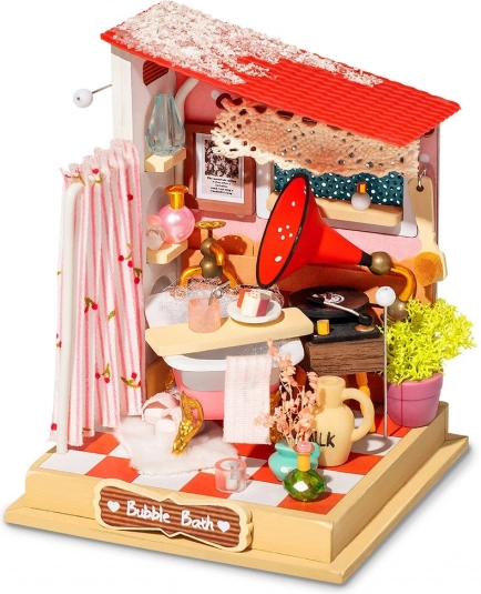 Miniatuur huisje voor de badkamer Bubble Bath