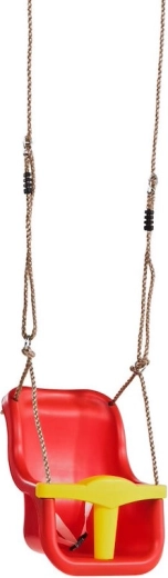 Hangschommel Baby Luxe rood