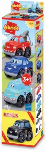 Abrick set autootjes 3+1