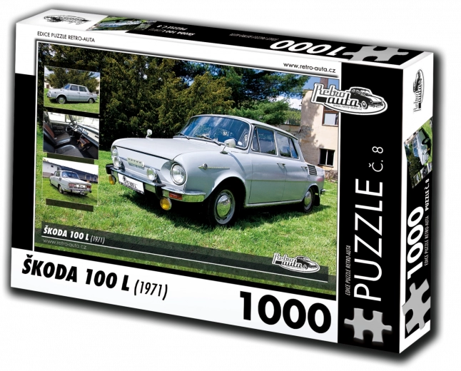 Retro auto-puzzel Škoda 100 L 1000 stukjes