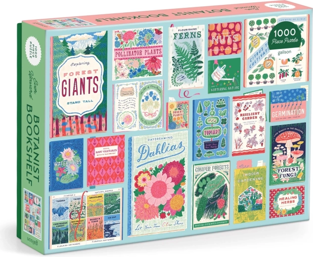 Galison puzzel Botanische bibliotheek – Altijd omhoog, 1000 stukjes