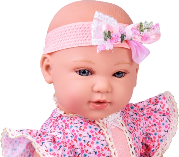 Elegant lila jurkje met kant