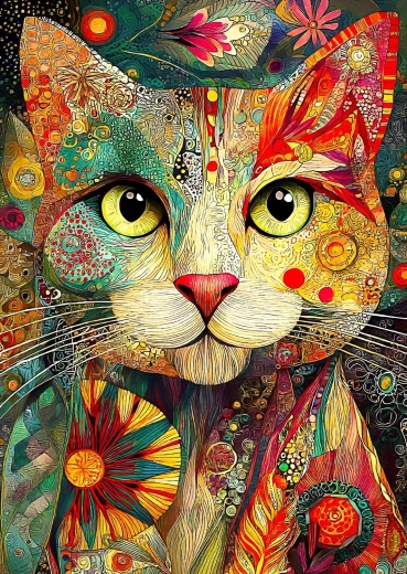 Enjoy puzzel Kat Artie 1000 stukjes