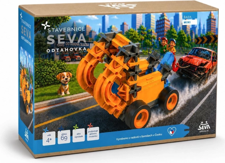 Seva mini takelwagen – bouwset met 69 onderdelen