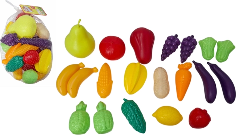 Keukenset met fruit en groenten voor kinderen