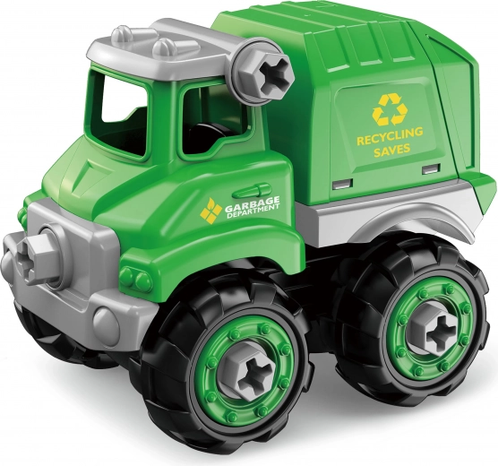 Schroefbaar vuilniswagen 16 cm