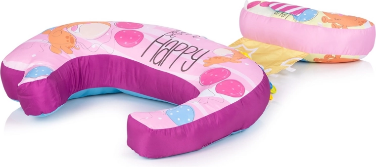 Ondersteuning voor tummy time en het eerste optillen van het hoofdje