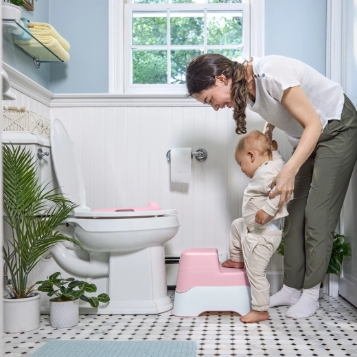 Tweedelige opstapkruk voor zelfstandigheid