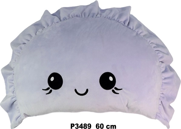 Decoratief pierogi-kussen 60 cm, paars