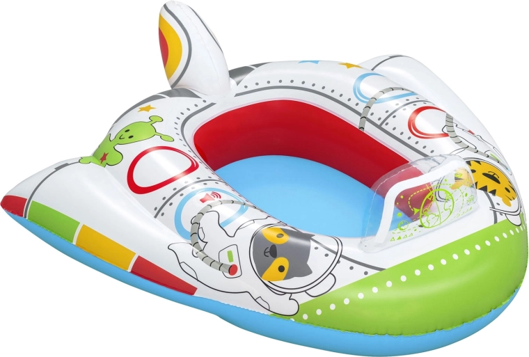 Kleurrijk ontwerp van een ruimteschip