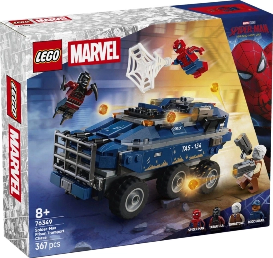 LEGO Marvel Spider-Man achtervolging met gevangenentransportwagen