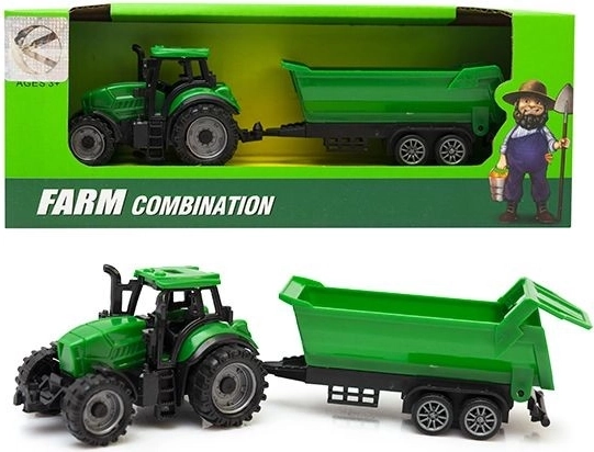Tractor met aanhanger