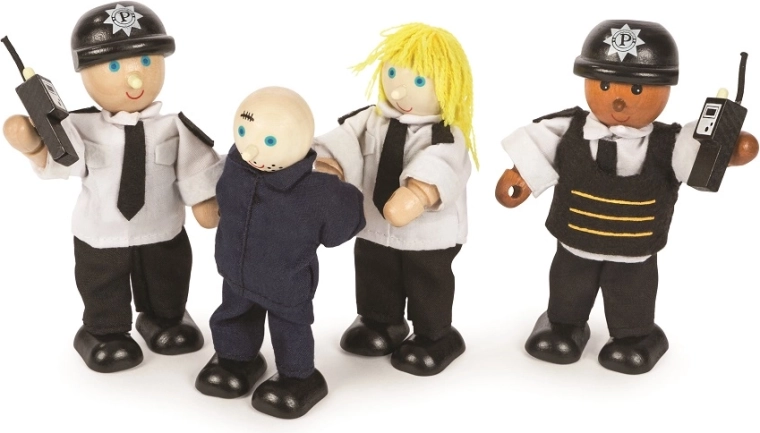 Tidlo speelfiguren politie en dief
