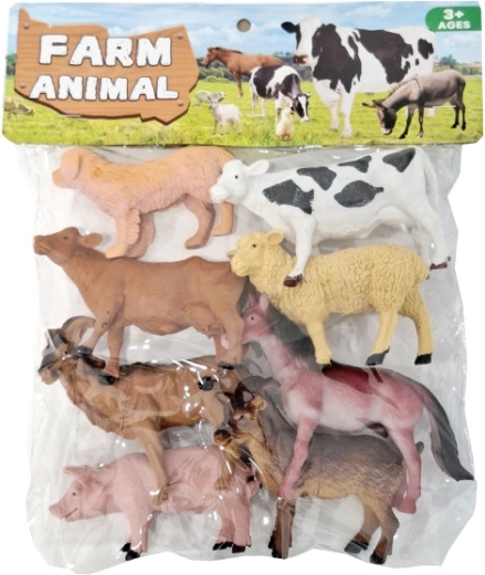 Boerderijdieren – set van 8 figuren
