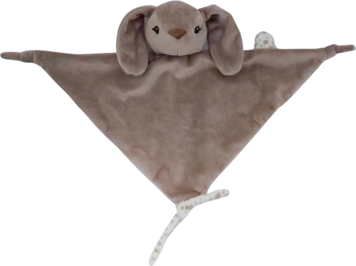Carlo Baby knuffeldoekje konijntje met fleece deken - 1 stuk