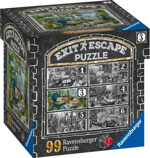 Ravensburger escape-puzzel Spookhuis: In de Wintertuin 99 stukjes