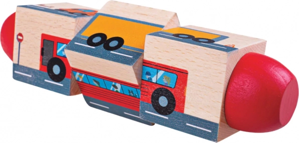 Motorische cilinder vervoer Bigjigs Toys