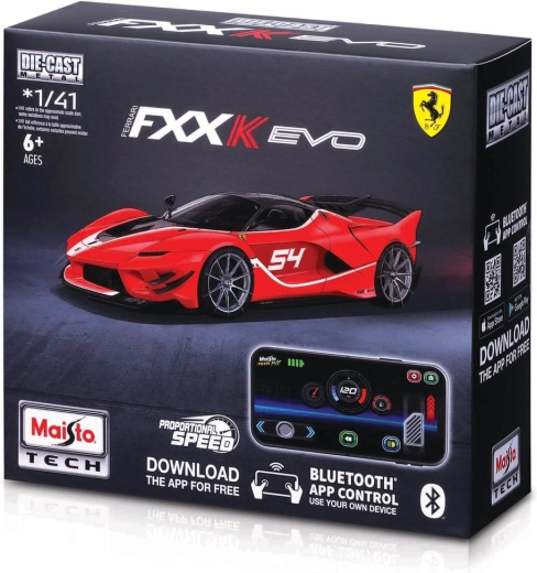 Maisto RC Ferrari FXX-K EVO rood 1:41 met verlichting