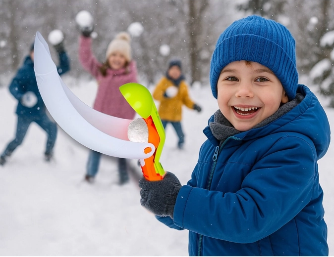 Sneeuwballen zonder koude handen